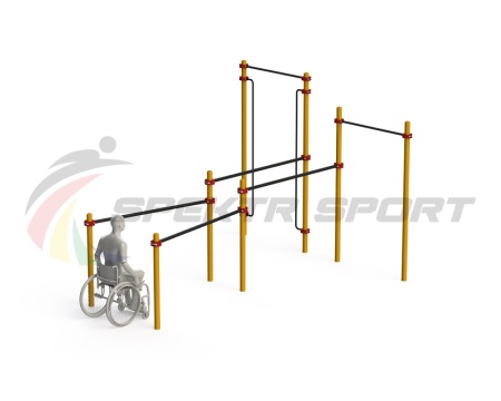 Купить Спортивный комплекс для инвалидов-колясочников WRK-D19_76mm в Белгороде 